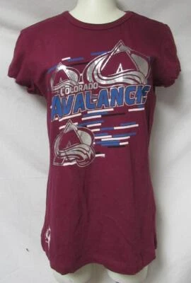 Colorado Avalanche Women's Size Medium Foil Accent T-Shirt C1 5848 - Image 1 of 3