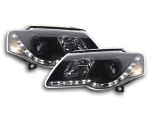 Coppia di Luci Fari fanali angel eyes a LED VW Passat B6 3C - Imagen 1 de 7