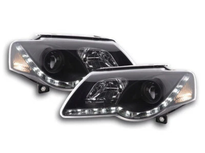 Coppia di Luci Fari fanali angel eyes a LED VW Passat B6 3C  - Imagen 1 de 4