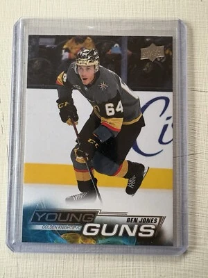 2022-23 Upper Deck Series 2 Ben Jones Young Guns # 467 Vegas Golden Knights - Image 1 of 2