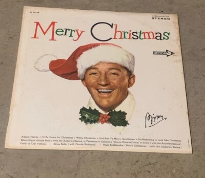 Bing Crosby, Merry Christmas. Vintage Decca Records DL 78128  FREE SHIPPING - Image 1 of 2