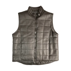 No boundaries black quilted zip vest black juniors size 7/9 - Picture 1 of 7
