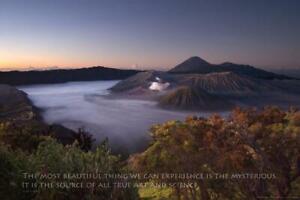 Vulkan Landschaft Poster The Most Beautiful Thing... 91,5 x 61 cm