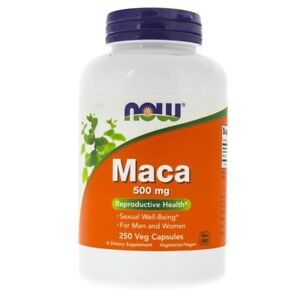Now Foods Maca 500 mg, 250 capsules