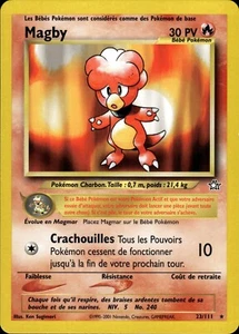 Magby - Rare French WOTC Neo Genesis 23/111 - LP - Pokemon - Picture 1 of 2