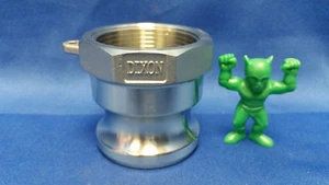 DIXON 150-A-SS 1 1/2" Type "A" Cam & Groove Adapter x Female NPT SS316 - Picture 1 of 3