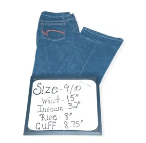 FUBU Classic Stretch Bootcut Womens Jeans Size 9/10 Mid Rise Medium Wash Blue - Picture 1 of 11