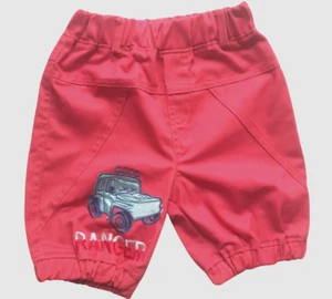 Kids Girls Boys Elastic Red Color Embroided 20 Inch Short Looped Comfortable - Picture 1 of 3