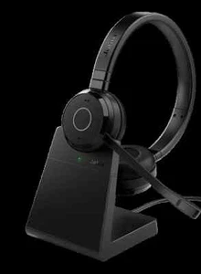 Jabra Evolve 65 TE Wireless Headset WITH STAND (MS Teams, USB-A) - Black NEW - Bild 1 von 1