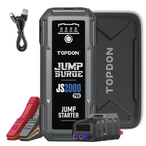 TOPDON JS2000 Pro 2500A Starthilfe Jump Starter Ladegerät Booster Powerbank 3IN1 - Bild 1 von 13