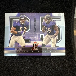2024 Topps Signature Class Ray Lewis & Terrell Suggs Paramount Pairings PP-14🏈 - Bild 1 von 2