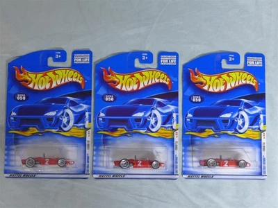 Lote de 3 Hot Wheels 2001 Primeras Ediciones Ferrari 156 #050 (30/36) - Nuevo/Sellado Foto 1 de 3