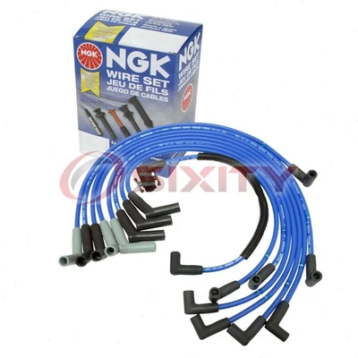 Juego de cables de bujía NGK de 1 pieza para Ford E-350 Econoline Club Wagon 1988-1996 po Foto 1 de 4