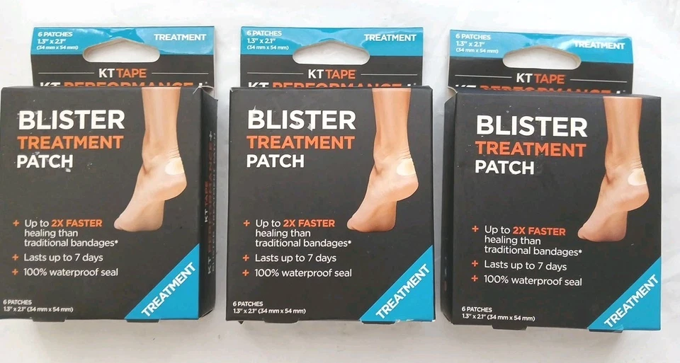 KT Tape Performance BLISTER Treatment Patch - 6 Patches