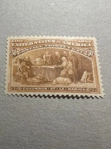 US Scott 239 30 Cent Columbus Columbian Issue MNH Mint Never Hinged Stamp! - Picture 1 of 4