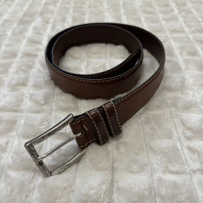 Cinturón de cuero marrón 34 Allen Edmonds para hombre Foto 1 de 4