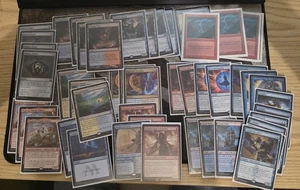 MTG UR Modern Deck - Force of Negation, Scalding Tarn, Ragavan w/ Deck Box NM - Picture 1 of 7