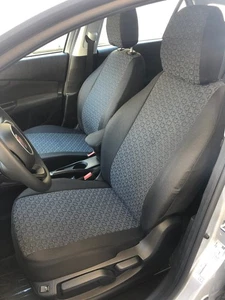 COPRISEDILI SU MISURA COMPLETI FIAT TIPO2016 BLU INTRECCIATO A ROMBIminiPIRAMIDI - Imagen 1 de 15
