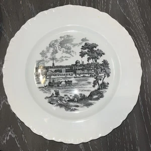 Wedgwood Of Etruria & Barlaston 1964-66 St. Louis Bicentennial Riverfront Plate - Picture 1 of 5