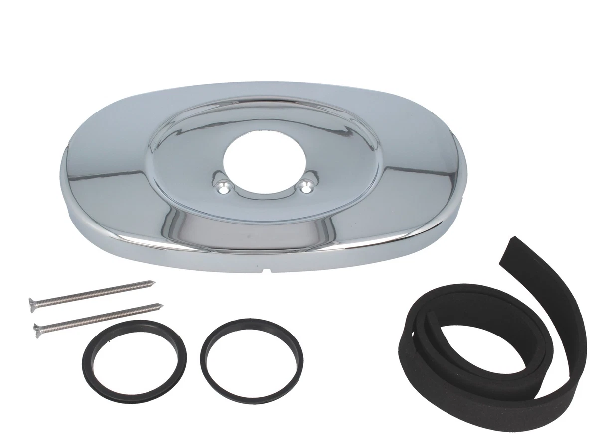 Cinwiny Duscharmatur-Set – Poliertes Chrom, 3-teilig Mit Badewannenauslauf, 6-stufigem Duschkopf & Wandhalterung