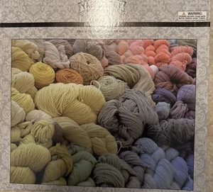 Yarnology 100 piece Puzzle 18”x23” Colorful Yarn Photo NEW Knit Crochet - Picture 1 of 1