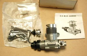 O.S.MAX-40SR MARINE 6.49cc 2-stroke glow engine for R/C boats New f/s - Picture 1 of 6