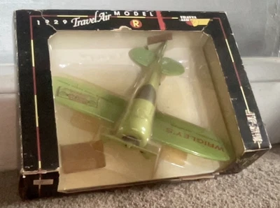 1929 CLASSIC AIR MODEL R DIE CAST COLLECTORS SERIES AIRPLANE BANK. 11" Wing Span - Image 1 of 3