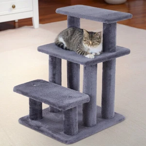 Kitte Cat Tree Tower Scratching Post Multilevel Cat Indoor Climbing Ladder Plush - Picture 1 of 25