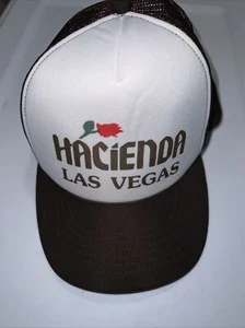 Vintage 80s Hacienda Las Vegas Foam Mesh SnapBack Trucker Young An Hat - Picture 1 of 8