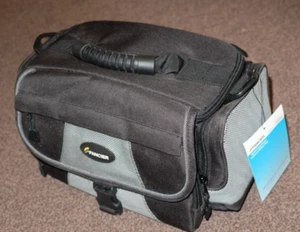 29cm Profesional FANCIER DSLR Kit Bolsa Cámara WB3413 Azul Marino/Negro + Correa para el Hombro - Imagen 1 de 9