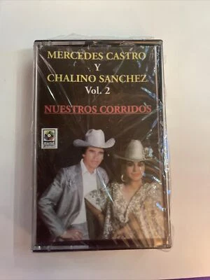 Chalino Sanchez y Mercedes Castro Vol. 2 Nuestros Corridos Original Cassette New - Image 1 of 4
