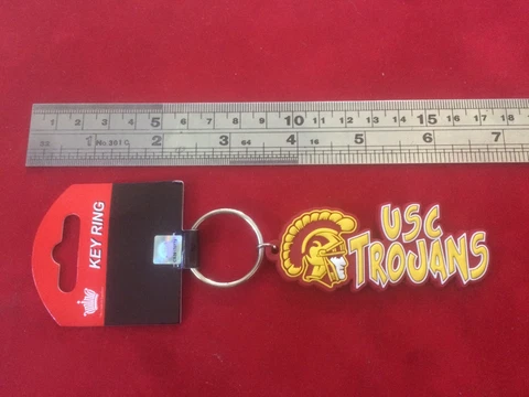 NEW USC Trojans Soft Rubber Key Chain - NCAA - University of Southern California Cover