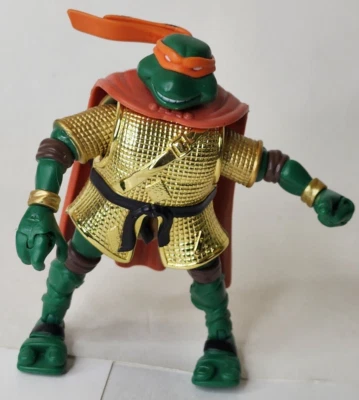 Figura de acción Mirage Studio Ninja Turtle TMNT 2004 Michelangelo Gold Armor Foto 1 de 4