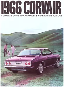 1966 Chevy Corvair Model Lineup, Sharp Canadian Printed 12-page Sales Brochure - Bild 1 von 4
