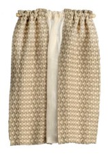 Melody Jane Dolls House Basket Weave Drapery Curtains Miniature Window Accessory