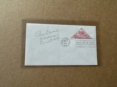 US Autographed FDC (38) Pacific97#3131 +Bess Edwards=Ann Oakley's Grand-Daughter - Image 1 of 2