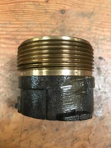 LUDLOW FIRE HYDRANT HOSE NOZZLE 2-1/2” 2.5” NST BRONZE, Lead-in Style F42 - Picture 1 of 8