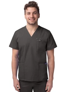 Sivvan Men Woman V-Neck 3 Pocket Scrub Top Stylish Comfortable & Roomy Fit - Picture 1 of 112
