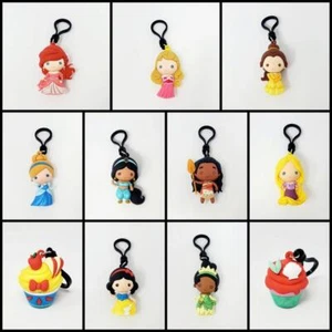 Disney Princess Monogram Series 49 Figural 3D Bag Clip YOU CHOOSE! - Picture 1 of 12