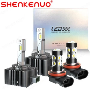Para Mercedes-Benz S400 2011-2013 4x H11 D1S Faros LED Bombillas de haz alto/bajo - Imagen 1 de 20