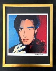Andy Warhol | Vintage 1984 Halston Print Signed | Mounted and Framed - Picture 1 of 4