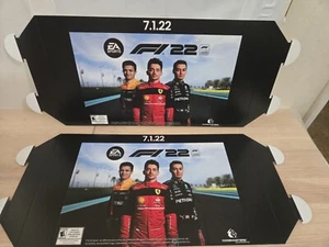 Carteles de exhibición de videojuegos publicitarios deportivos F1 22 EA (lote de 2) 19"×9" - Imagen 1 de 4