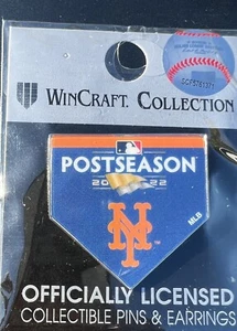 PIN DE POSTEMPORADA DE LOS METS DE LOS NY 2022 CITI FIELD PLAYOFFS WILD CARD MLB BÉISBOL - Imagen 1 de 2