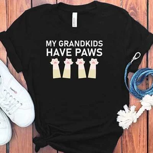 MY GRANDKIDS CAT T-SHIRT - Picture 1 of 29