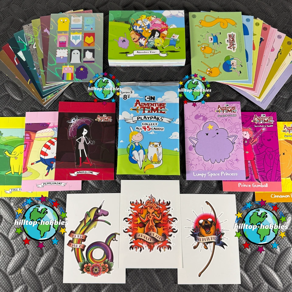 ADVENTURE TIME SERIES 3 COMPLETE 45-CARD MASTER SET +WRAPPER CRYPTOZOIC 2024 🔥 - Image 1 of 1