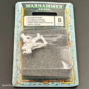 Warhammer Imperial Guard Catachan Lieutenant (Vintage Metal, Sealed 1999) - Picture 1 of 8
