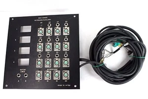 SBK Songs Outboard Auxiliary XLR 1/4"  Bulkhead Patchpanel Wall Panel 30 Channel - Picture 1 of 12