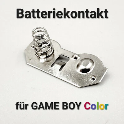 🔋 Batteriekontakt für Nintendo GAMEBOY Color Batterie Fach Ersatz Feder GBC CGB