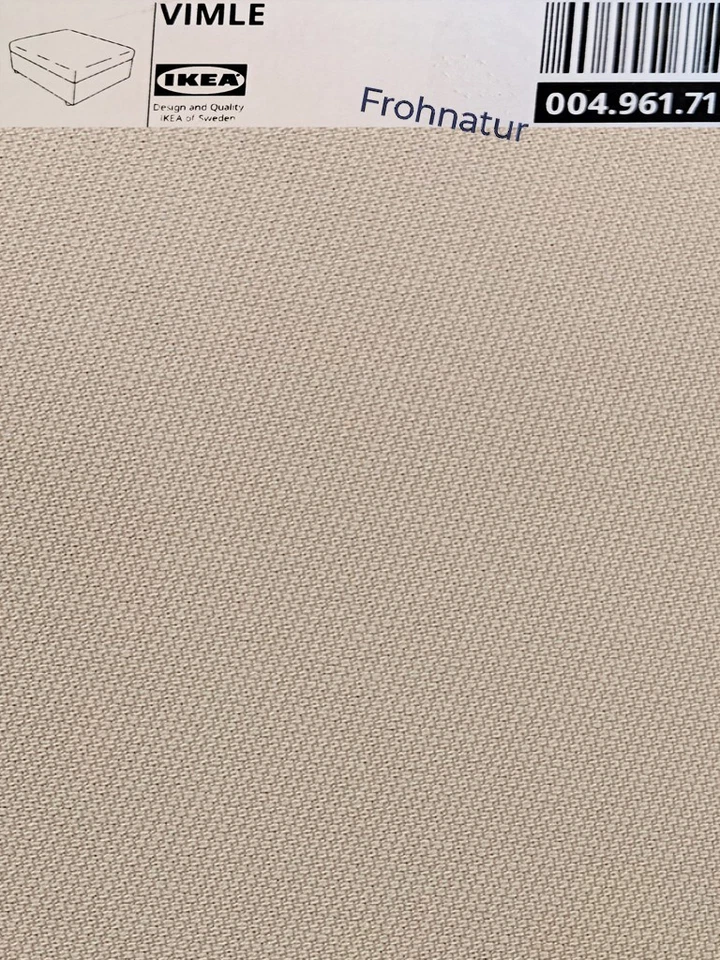 Ikea VIMLE Bezug für Hocker mit Aufbewahrung Hallarp beige 004.961.71 NEU - Bild 1 von 1