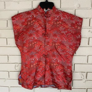 Vintage Chinese Style Chinn’s Chinatown San Francisco Women's Traditional Top S - Picture 1 of 8